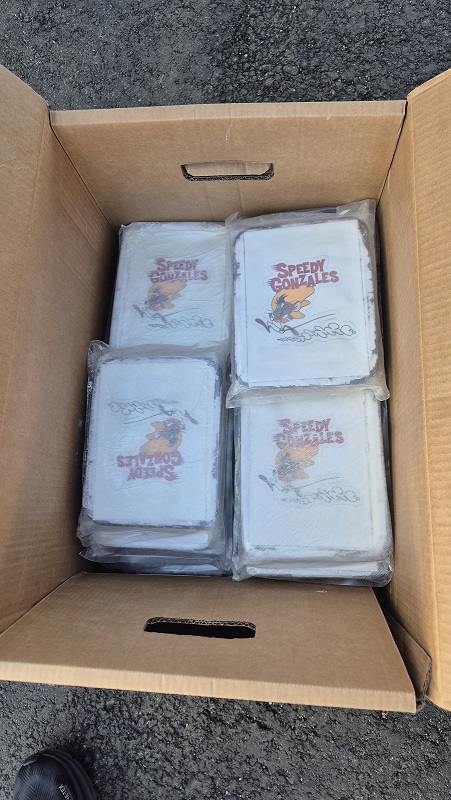 Amfetamin som polisen tagit i beslag