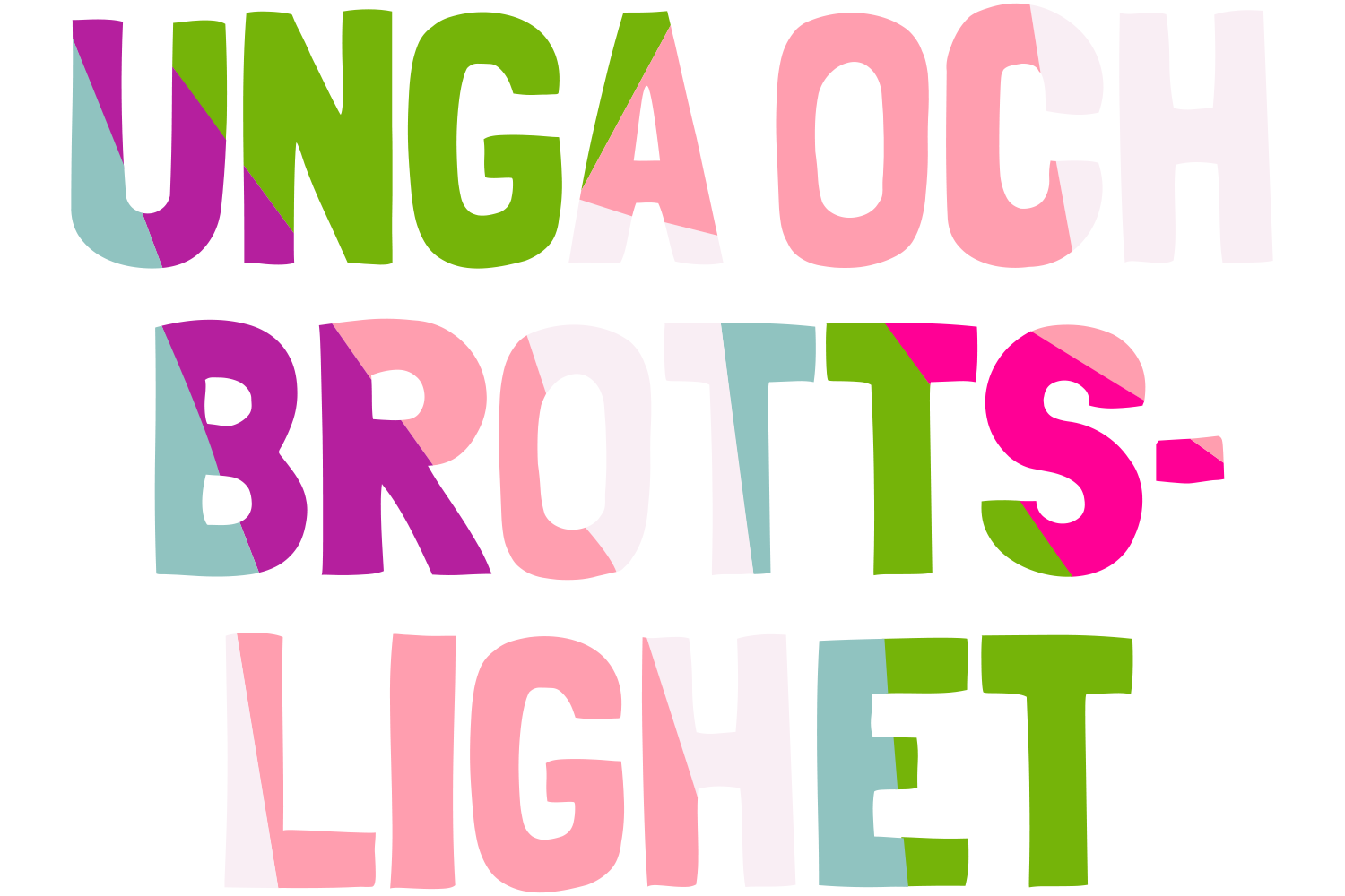 Den färgrstarka texten 