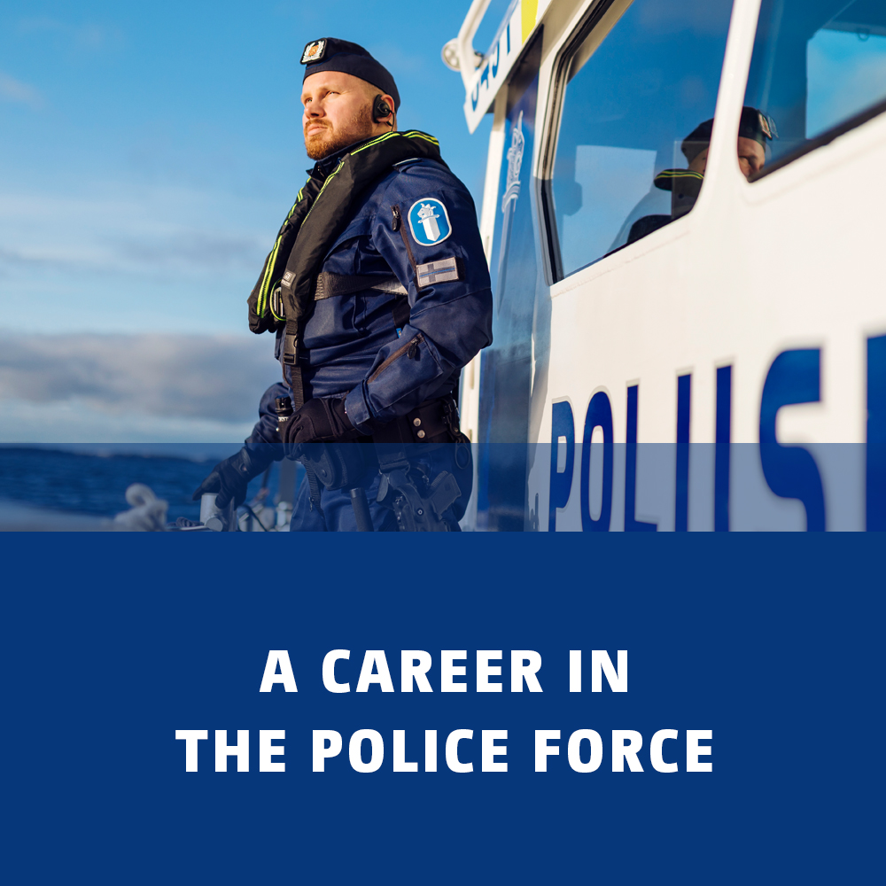 Graphic banner for Working for the Police.