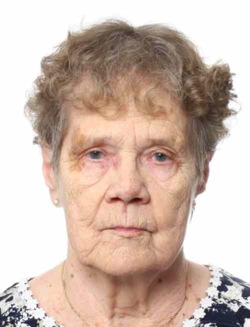 Kuva kadonneesta naisesta.