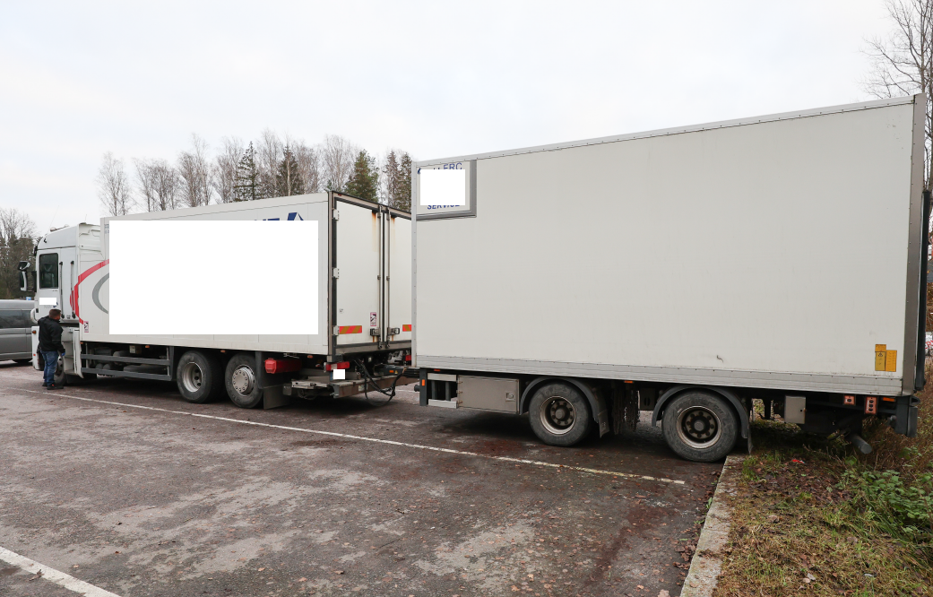 Yhdistelmä, jota käytettiin rikosten teossa. 