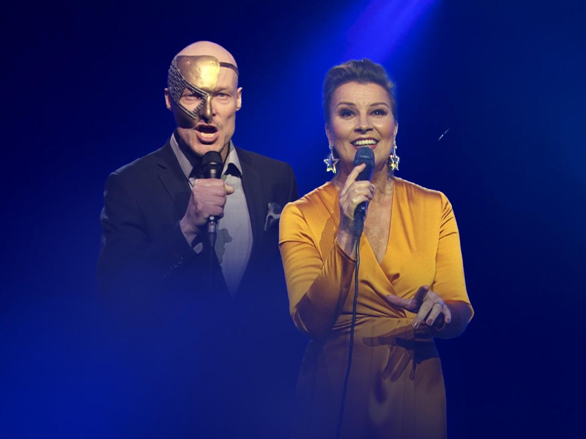 Ville Rusanen ja Arja Koriseva laulavat juhlavassa konsertissa.