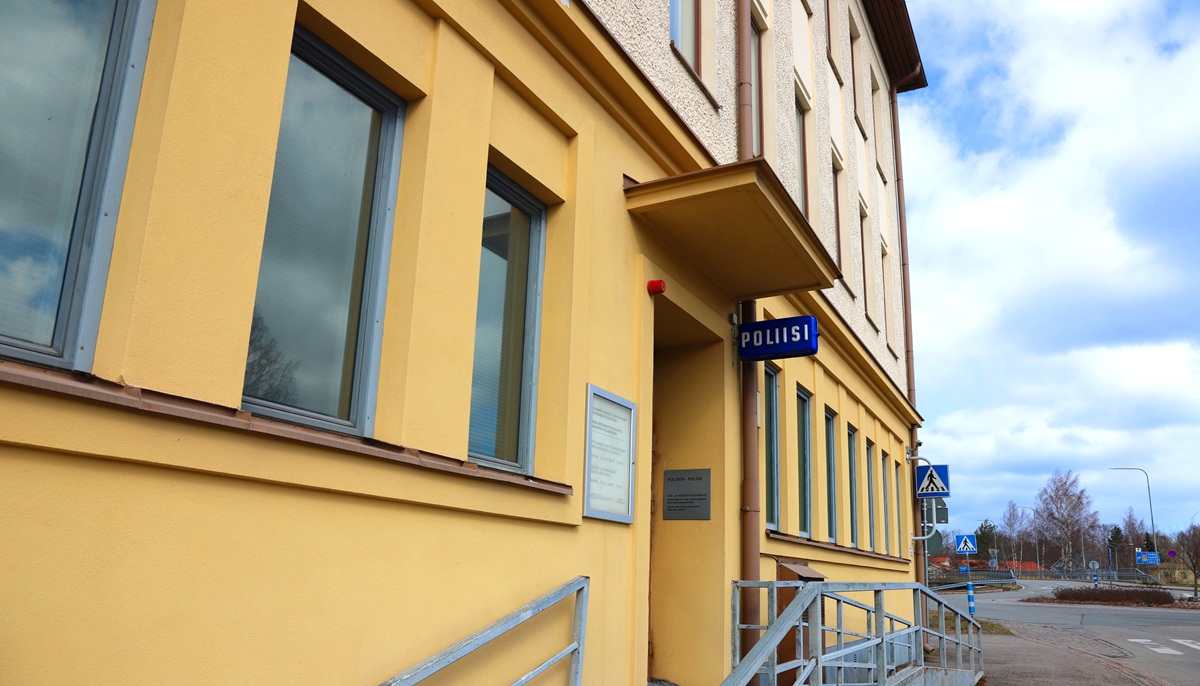 Raaseporin poliisiasema.
