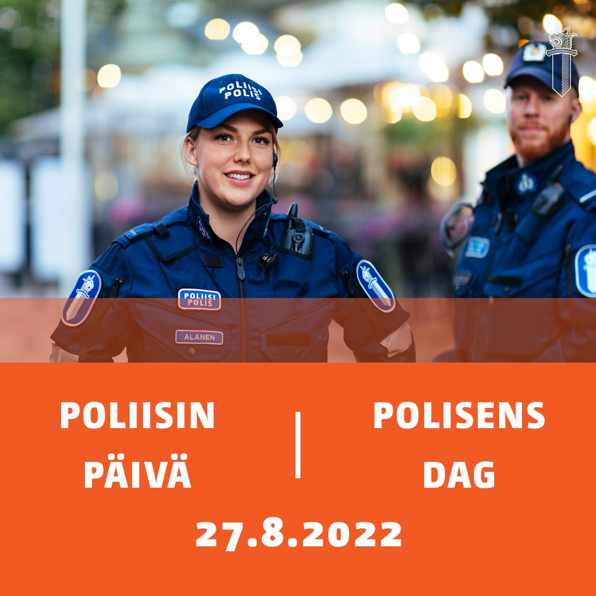 Poliisin päivä. Polisens dag. 27.8.2022.