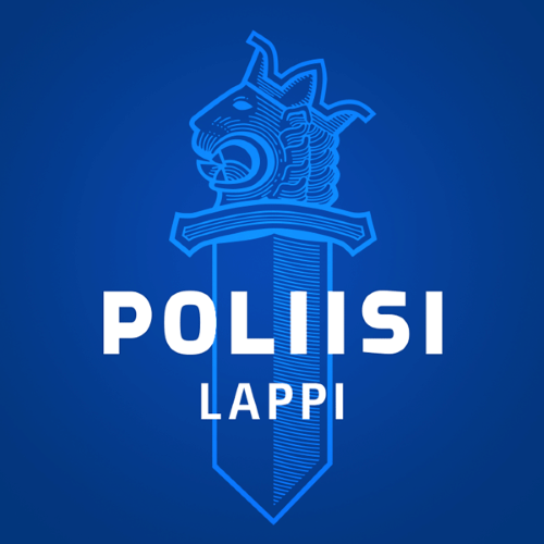 Lapin poliisilaitoksen miekkatunnus