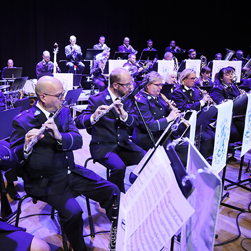 Helsingin poliisisoittokunta konsertissa