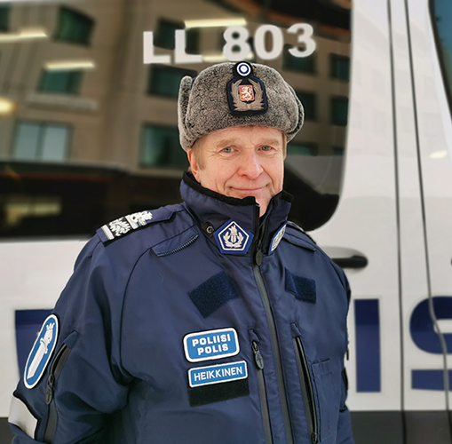 Poliisipäällikkö Esa Heikkinen